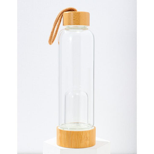 Load image into Gallery viewer, Crystal Glass Water Bottle

