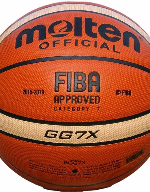 Load image into Gallery viewer, Basketball FIBA Approved Size 7 PU Leather
